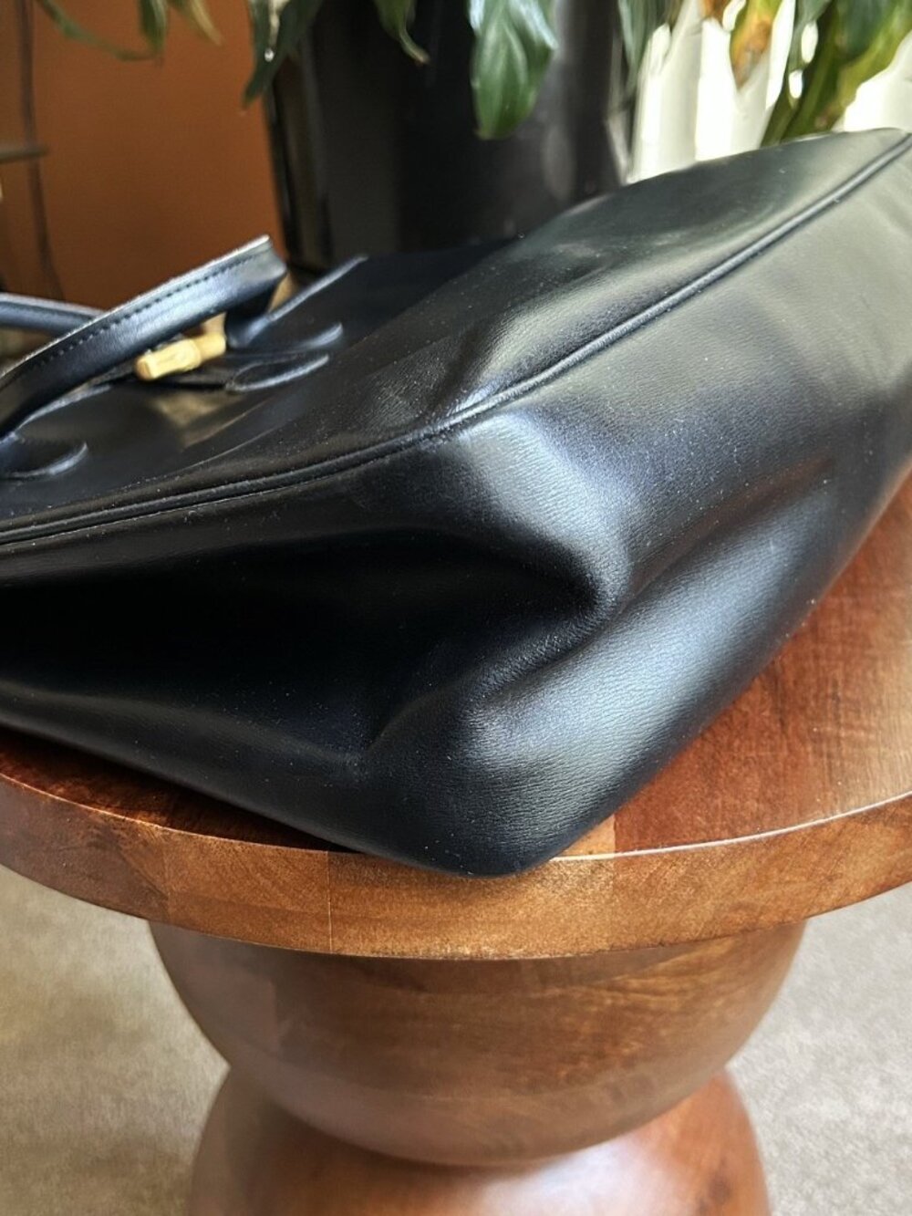 LONGCHAMP Roseau Leather Tote, Black - Picture 13 of 14
